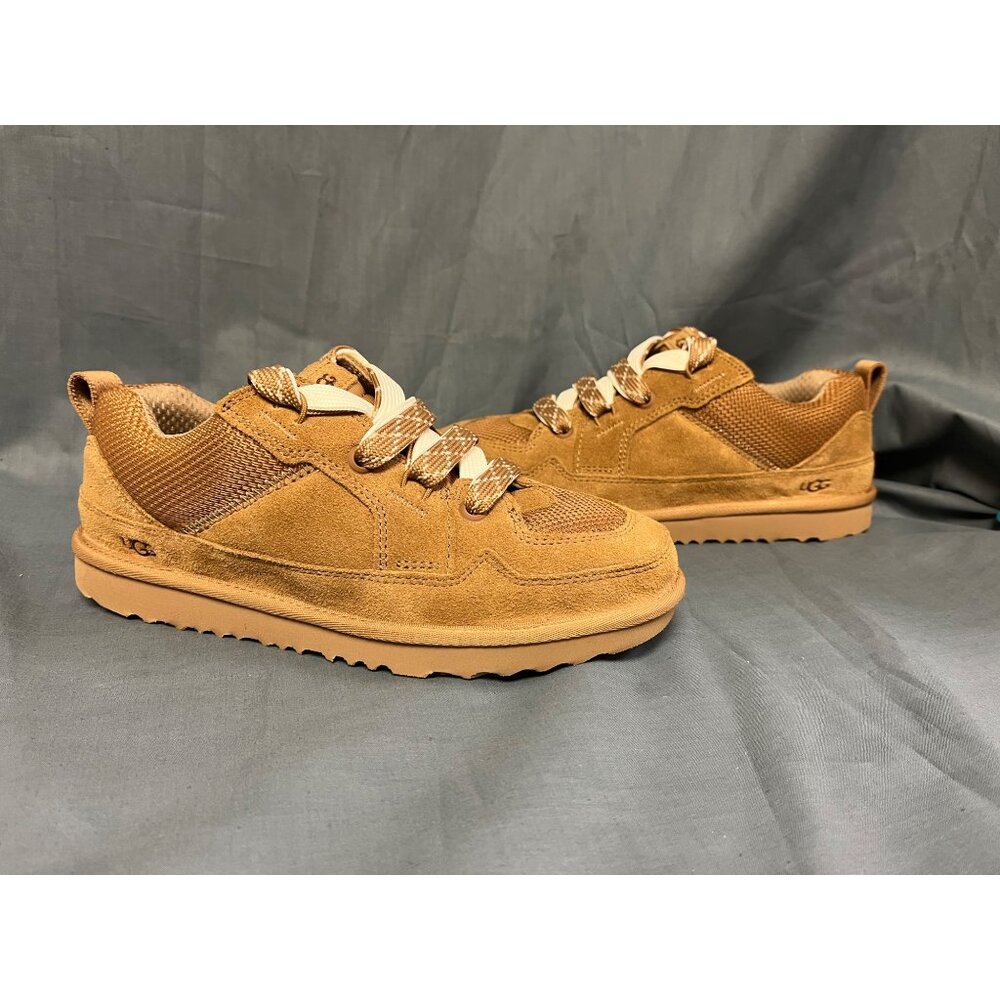 UGG Australia Girls K Lo Lowmel Lace-Up Chestnut Size 5 NEW IN BOX!